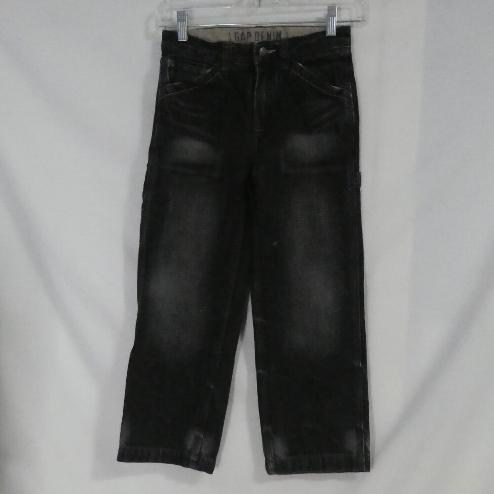 GAP DENIM - Carpenter | 7 regular | Faded Black Distressed Denim | NWOT